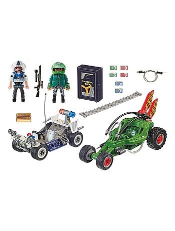 City Action Police Karts de policier et bandit