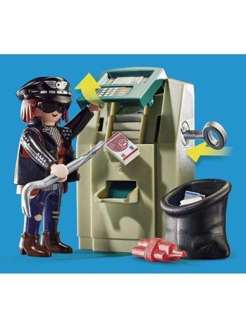 City Action Police Policier avec moto et voleur - Kiabi