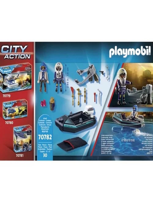 City Action Policier avec réacteur dorsal et canoë - Kiabi
