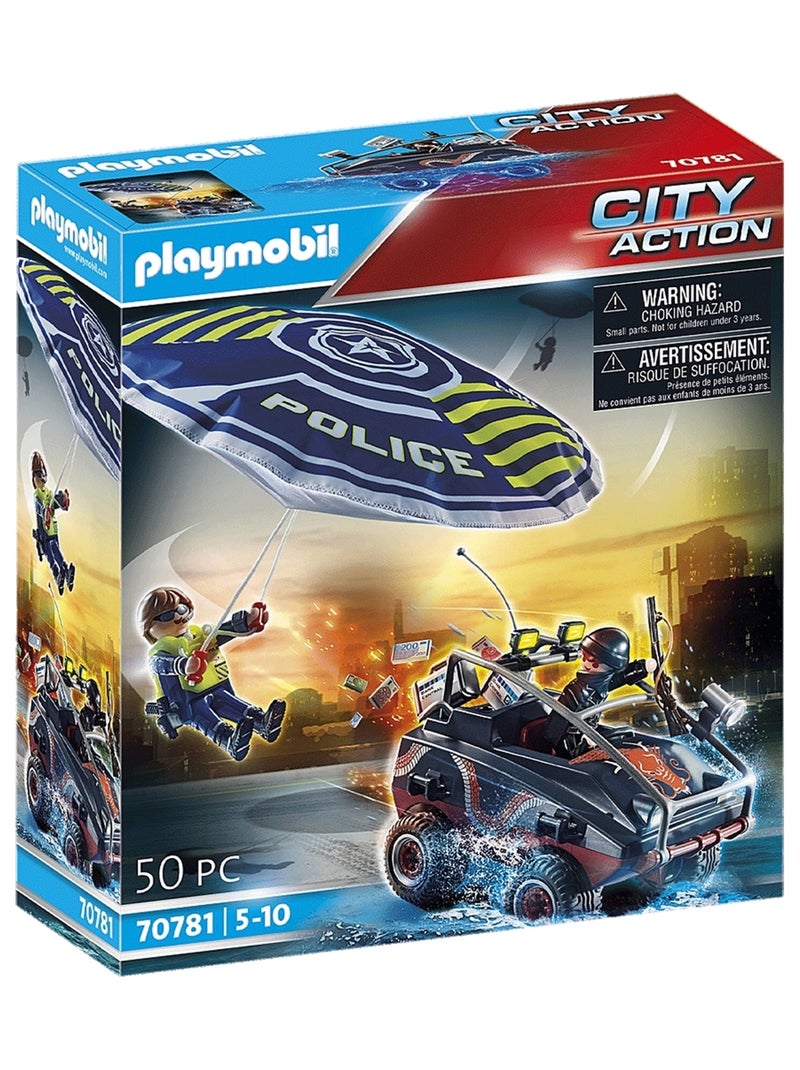 City Action Policier parachutiste et quad du bandit N/A - Kiabi