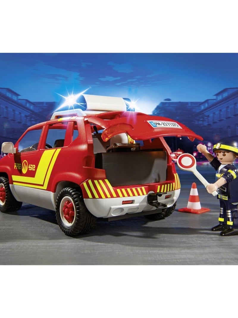 City Action Véhicule de pompiers avec son et lumière N/A - Kiabi