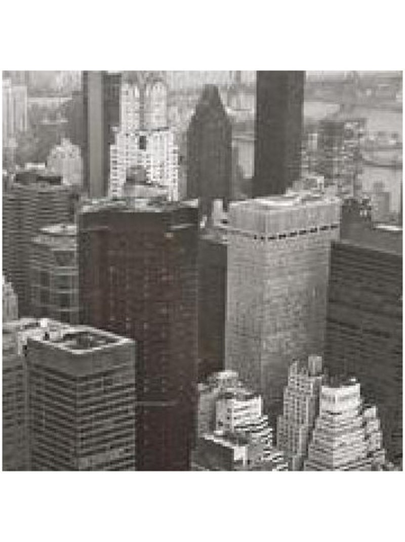 City from birds view, intissé photo mural, 90 x 202 cm, 1 part Multicolore - Kiabi