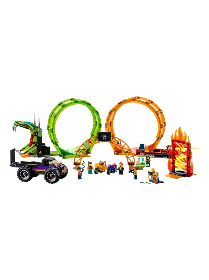 City L'arène de cascade avec double looping Multicolore - Kiabi