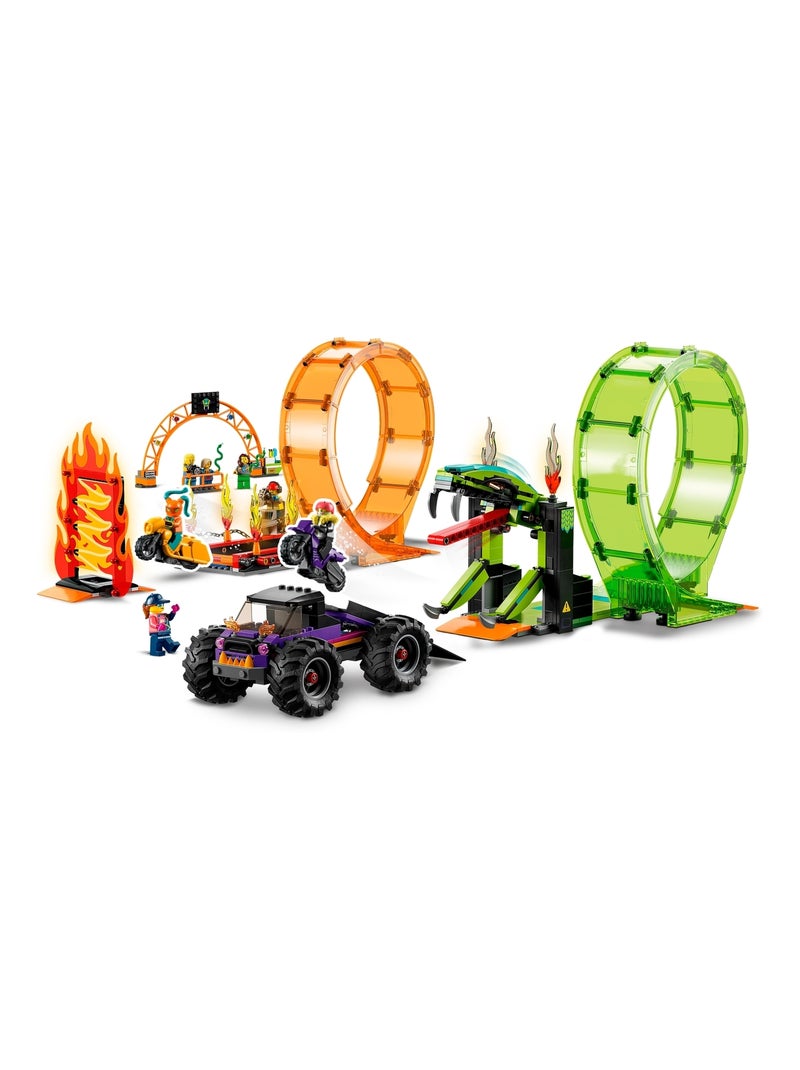 City L'arène de cascade avec double looping Multicolore - Kiabi