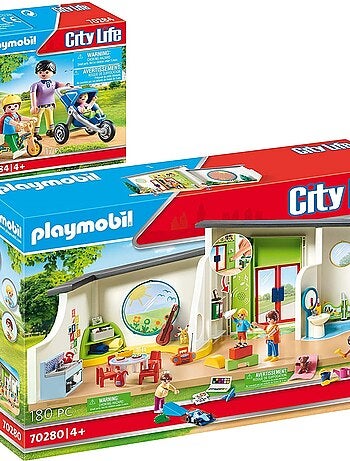 PLAYMOBIL Country Grand Tracteur Rouge Avec Outils - 6867