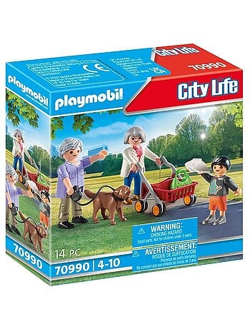 City Life Grands-parents avec petit-fils