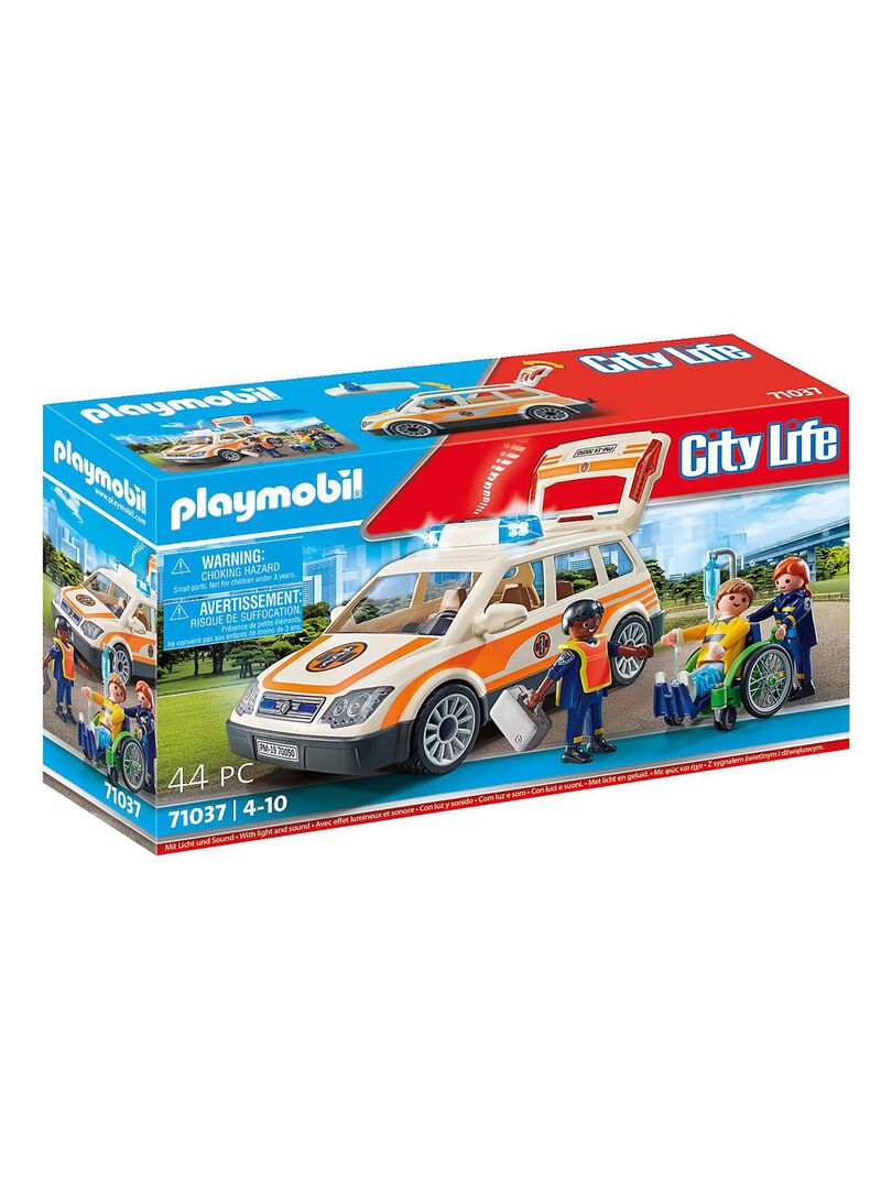 Playmobil City Life Patient en fauteuil roulant