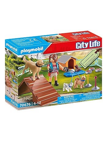 City Life Set cadeau Educatrice et chiens