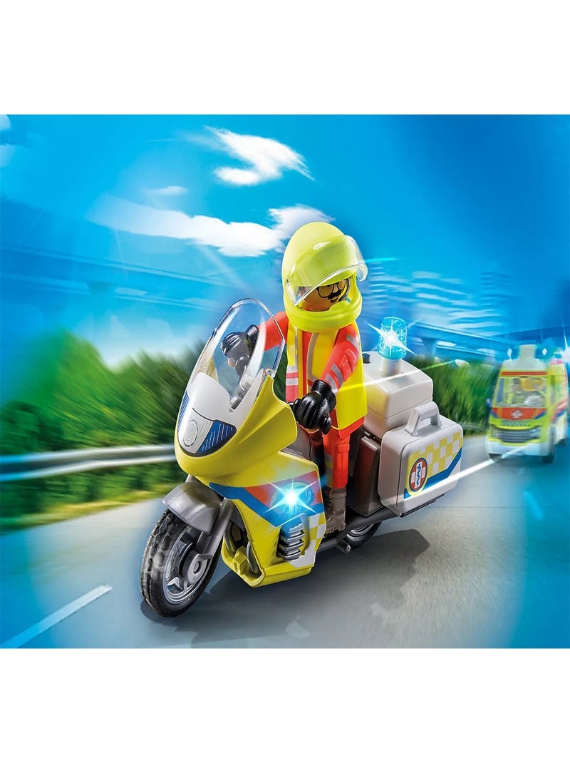 City Life Urgentiste avec moto et effet lumineux N/A - Kiabi