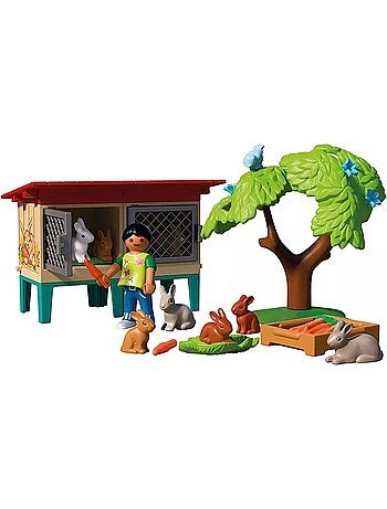 Clapier à lapins et accessoires