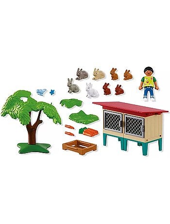 Clapier à lapins et accessoires
