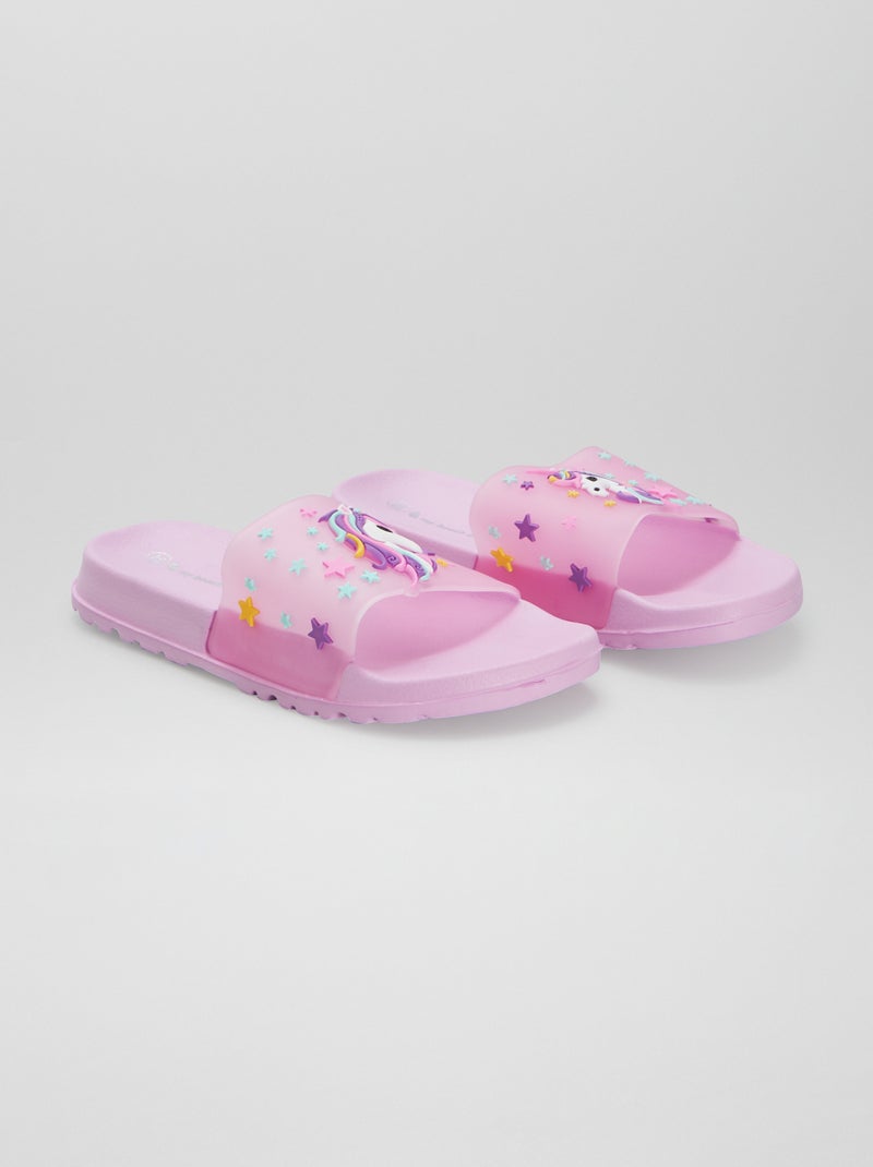 Claquette de piscine Licorne Rose - Kiabi