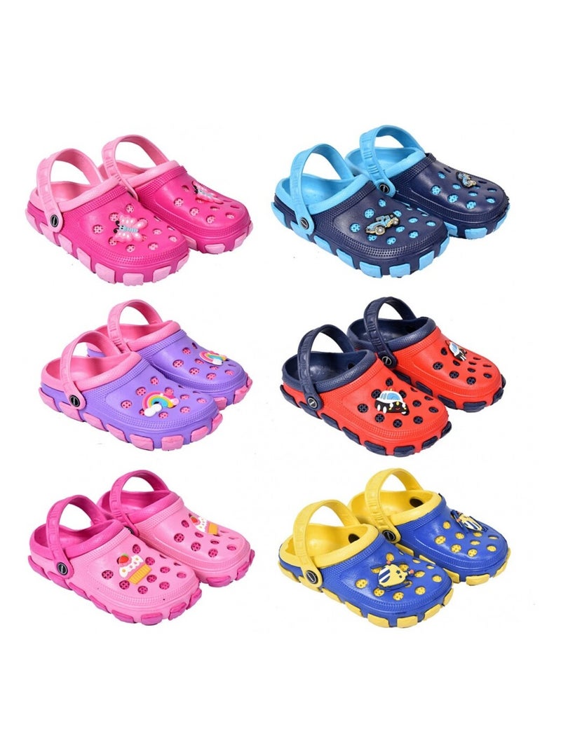 Claquette Fantaisie Enfant EVA Confort Bleu - Kiabi