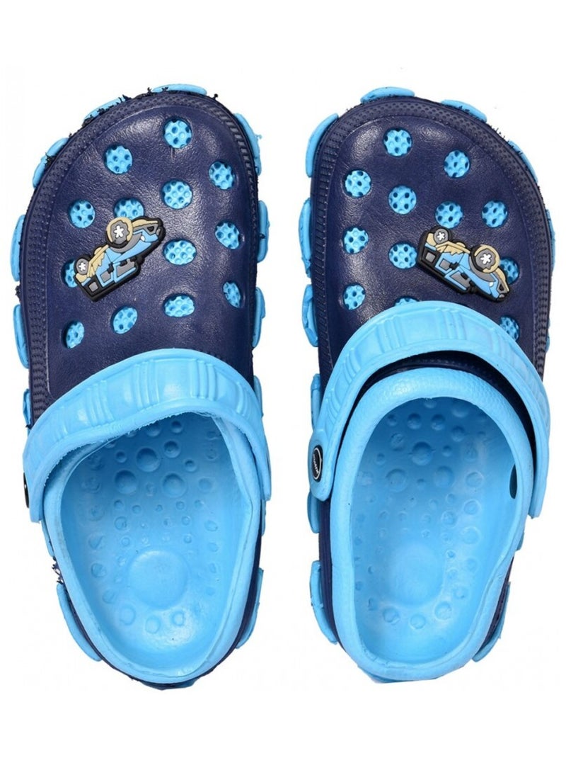 Claquette Fantaisie Enfant EVA Confort Bleu marine - Kiabi