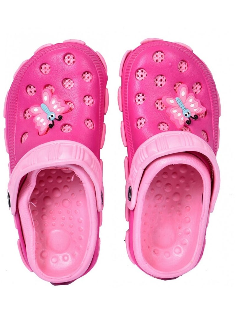 Claquette Fantaisie Enfant EVA Confort Rose fushia - Kiabi