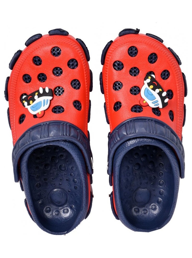 Claquette Fantaisie Enfant EVA Confort Rouge - Kiabi