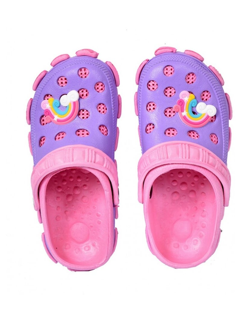 Claquette Fantaisie Enfant EVA Confort Violet - Kiabi