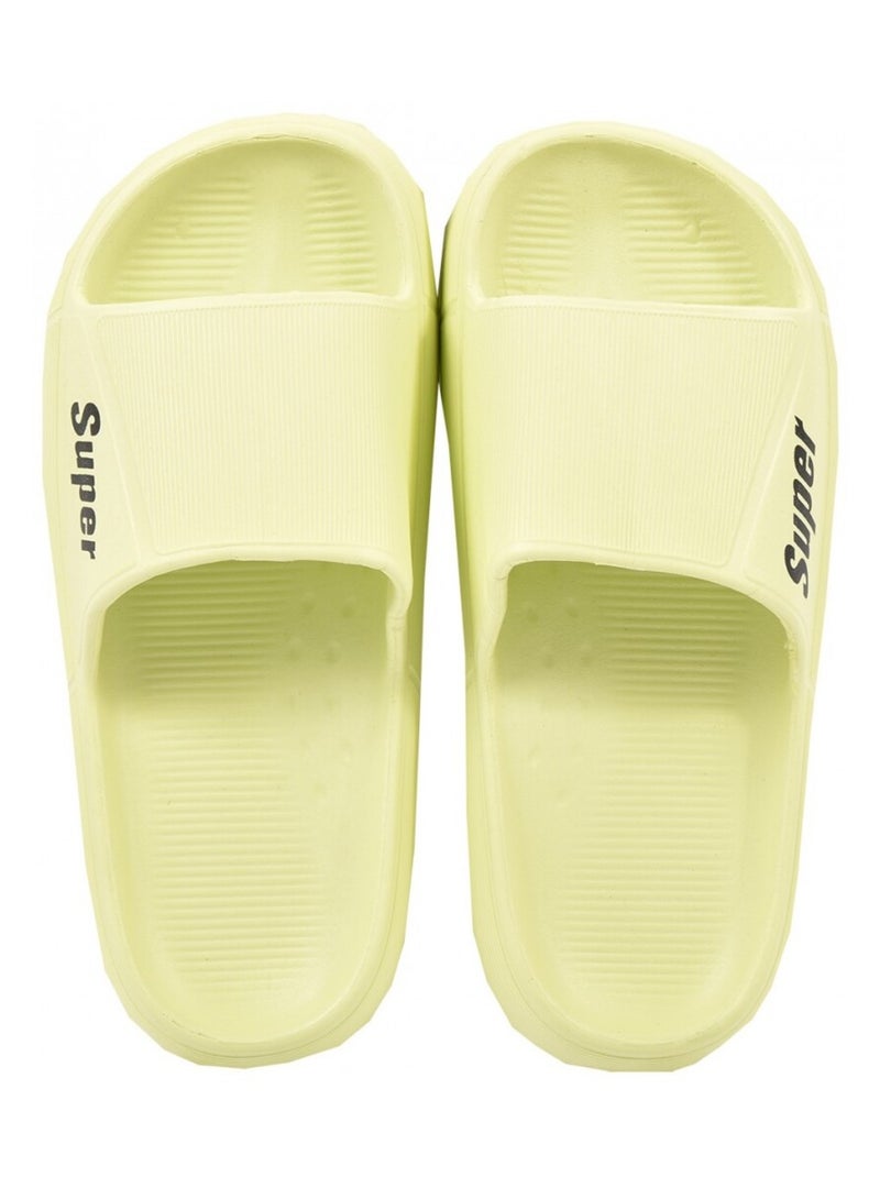 Claquette Femme Vert anis - Kiabi
