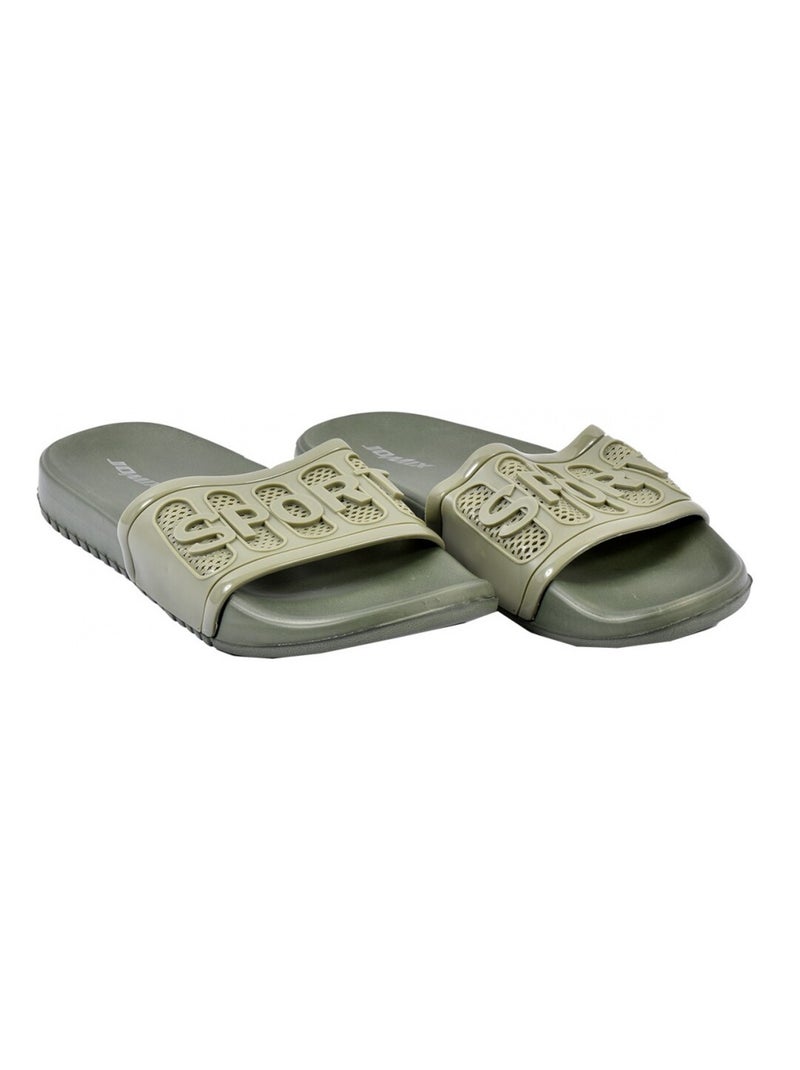 Claquette Homme Kaki - Kiabi