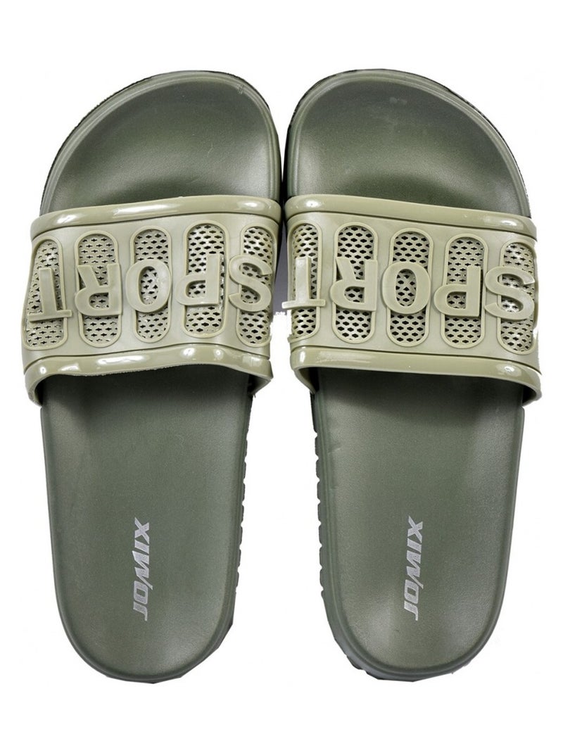Claquette Homme Kaki - Kiabi