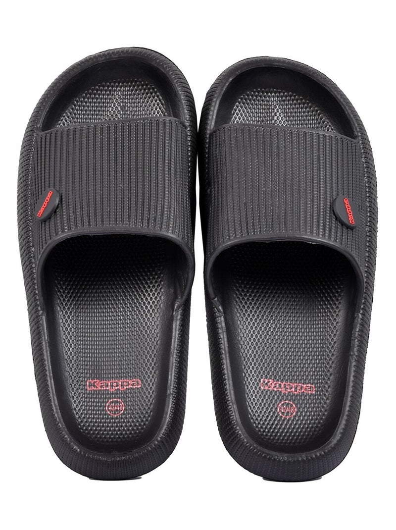 Claquette KAPPA Piscine EVA MBSKAP04 Noir - Kiabi