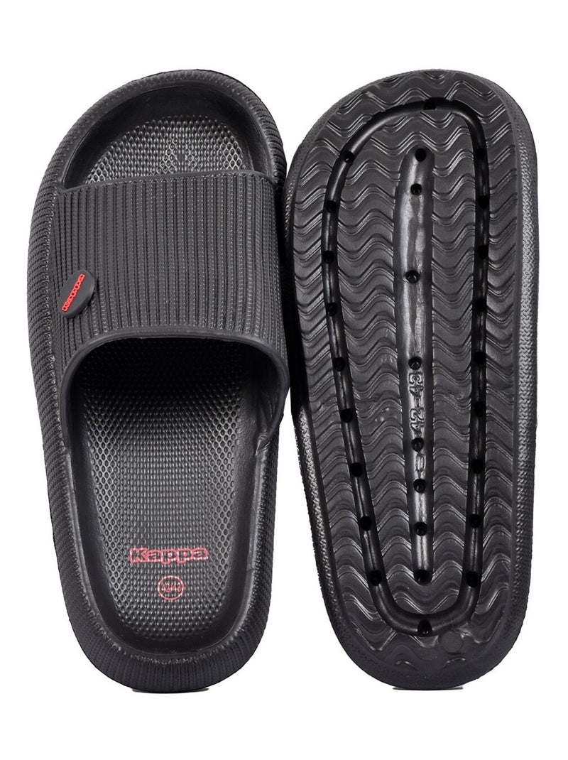 Claquette KAPPA Piscine EVA MBSKAP04 Noir - Kiabi
