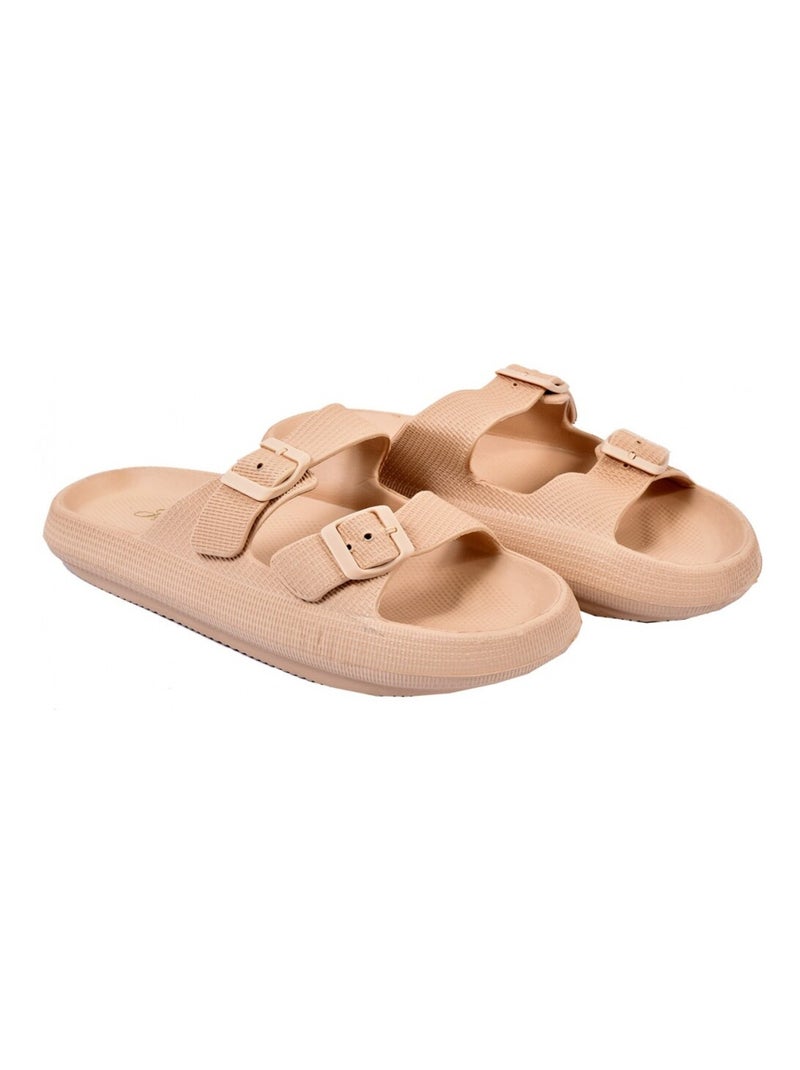 Claquette Sabot Femme EVA Beige - Kiabi