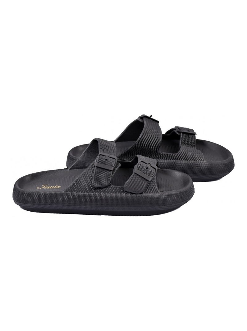 Claquette Sabot Femme EVA Noir - Kiabi