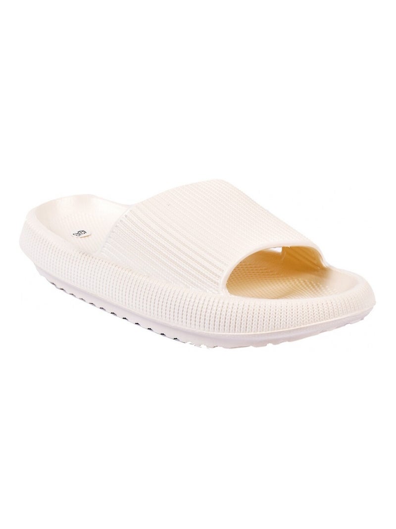 Claquette Sandale Piscine EVA Blanc - Kiabi