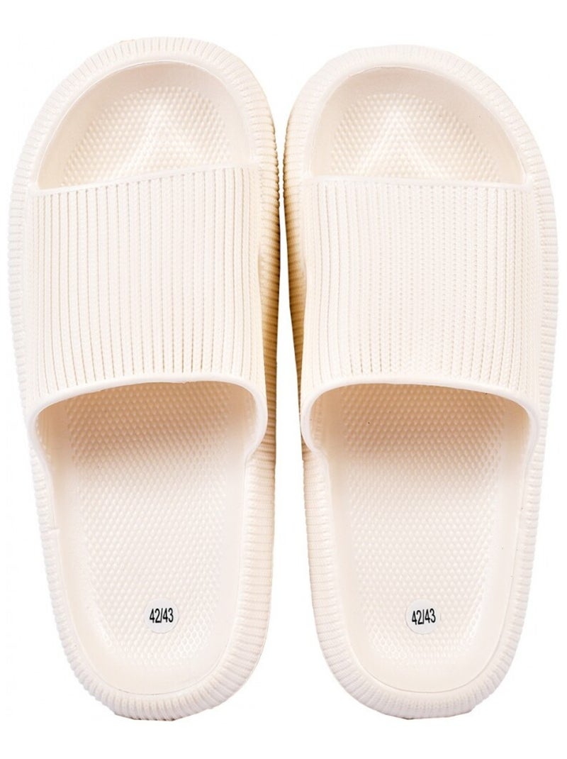 Claquette Sandale Piscine EVA Blanc - Kiabi