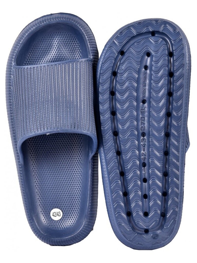 Claquette Sandale Piscine EVA Bleu marine - Kiabi