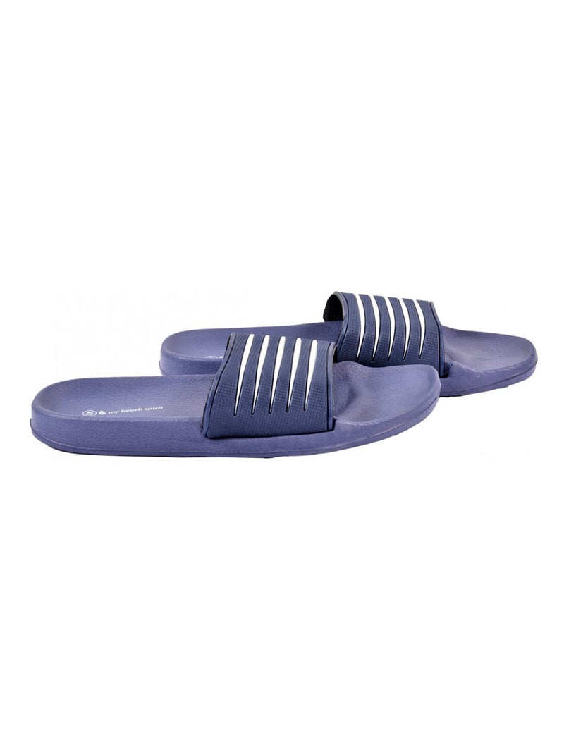 Claquette Sandale Piscine EVA Bleu marine - Kiabi