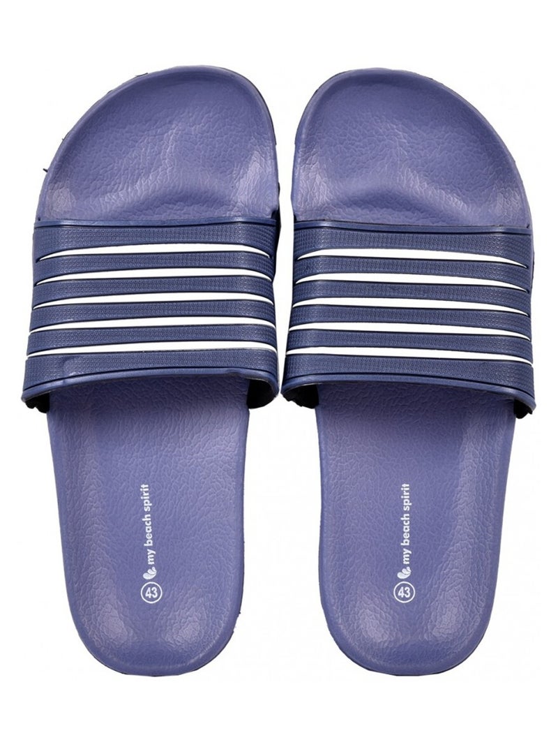Claquette Sandale Piscine EVA Bleu marine - Kiabi