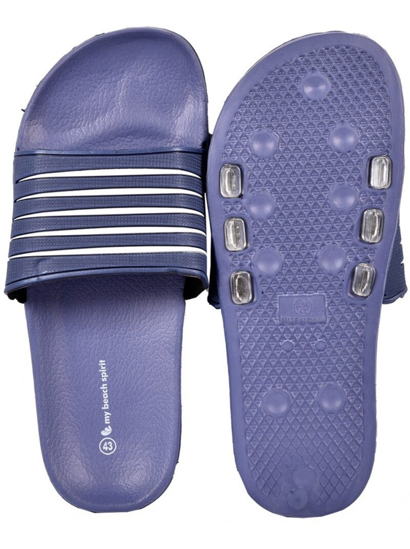 Claquette Sandale Piscine EVA Bleu marine - Kiabi