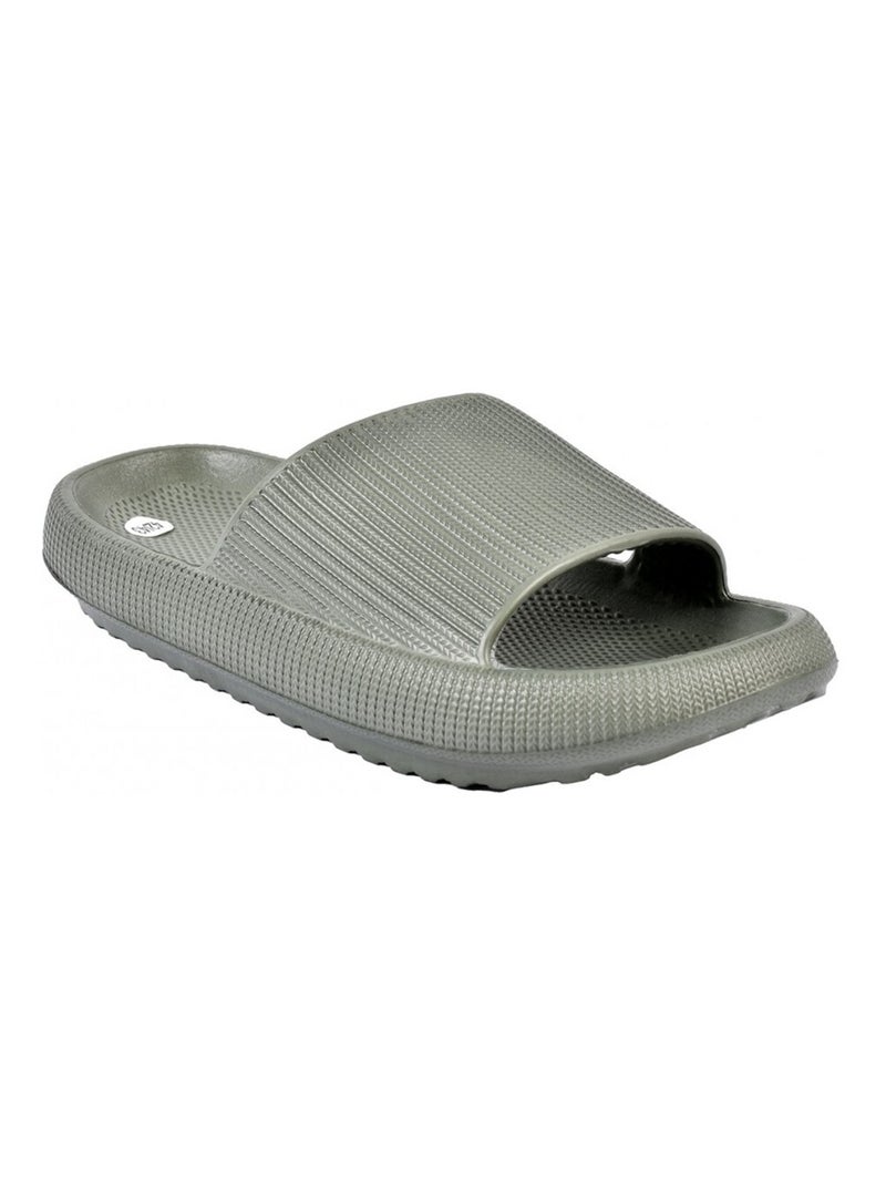 Claquette Sandale Piscine EVA Kaki - Kiabi