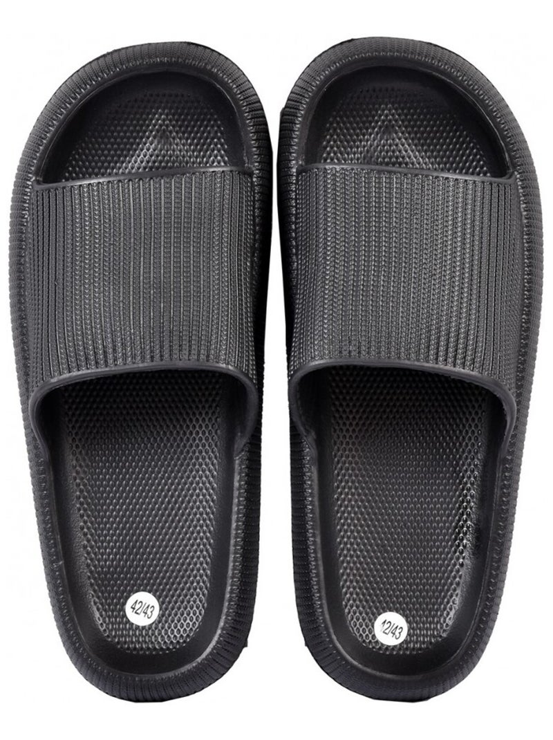 Claquette Sandale Piscine EVA Noir - Kiabi