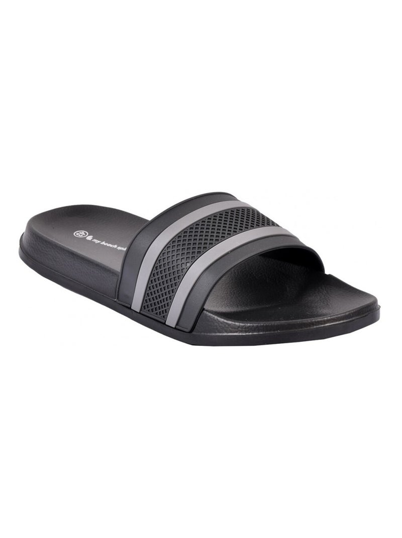 Claquette Sandale Piscine EVA Noir - Kiabi