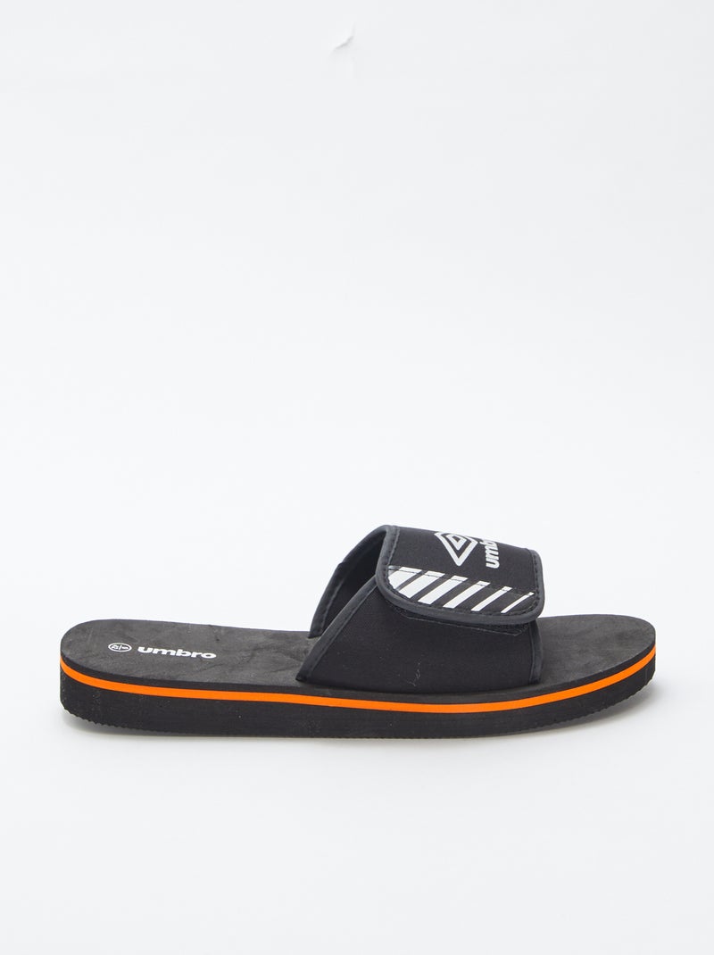 Claquette 'Umbro' NOIR - Kiabi