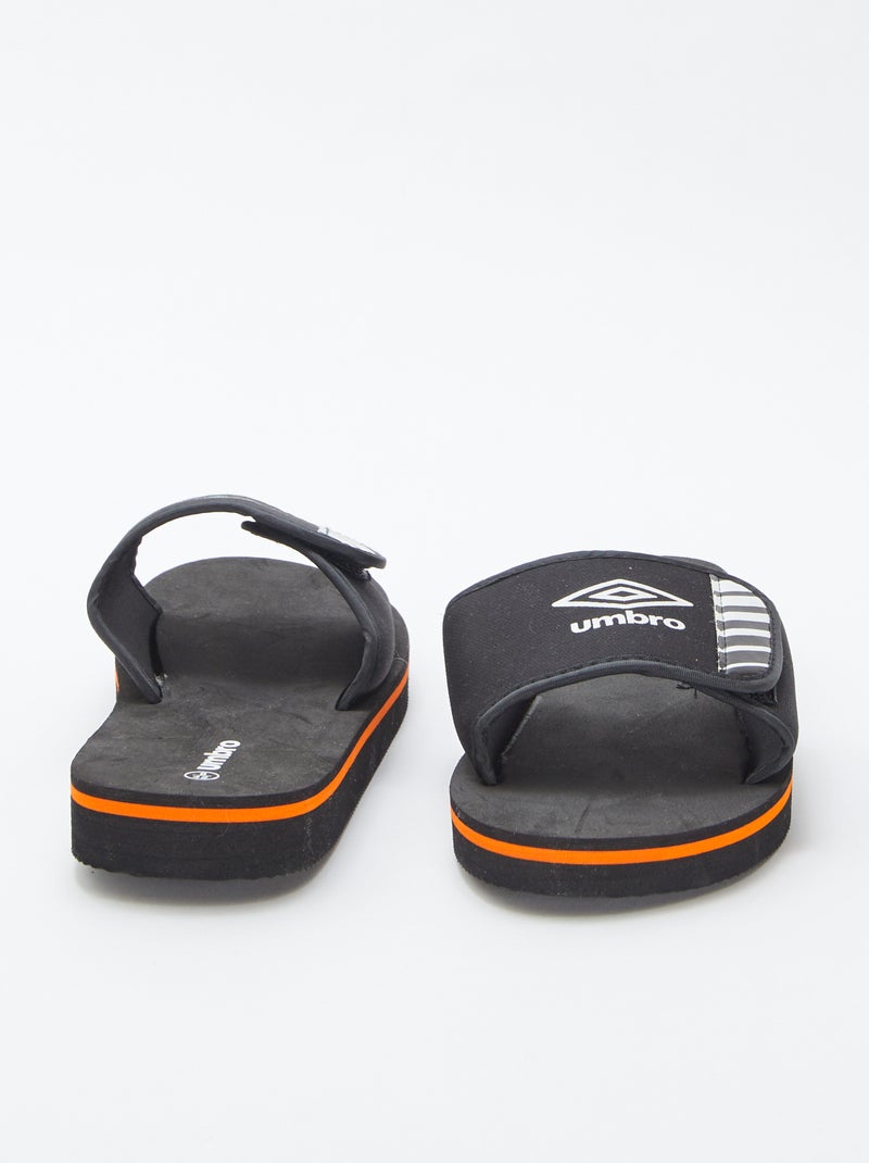 Claquette 'Umbro' NOIR - Kiabi