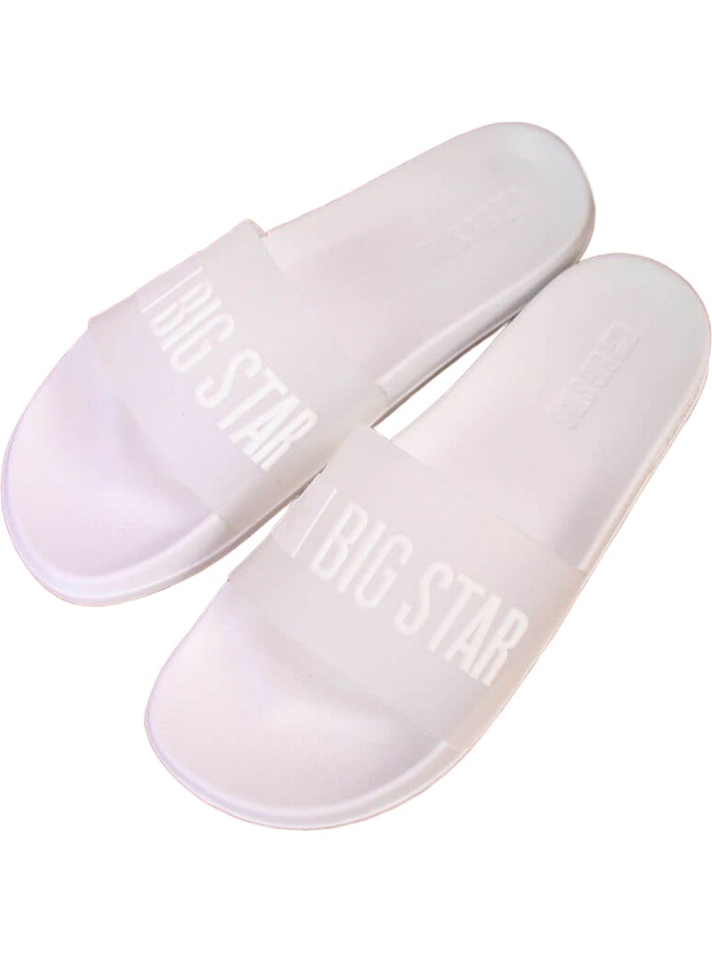 Claquettes - big star Blanc - Kiabi