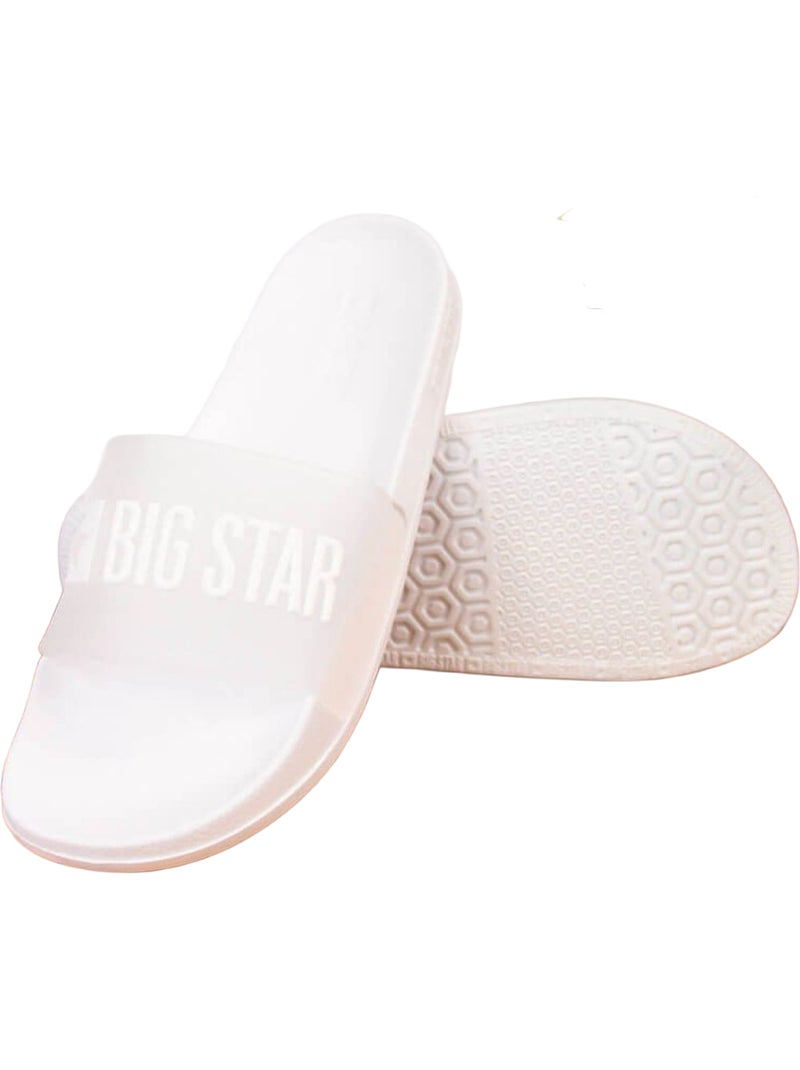 Claquettes - big star Blanc - Kiabi