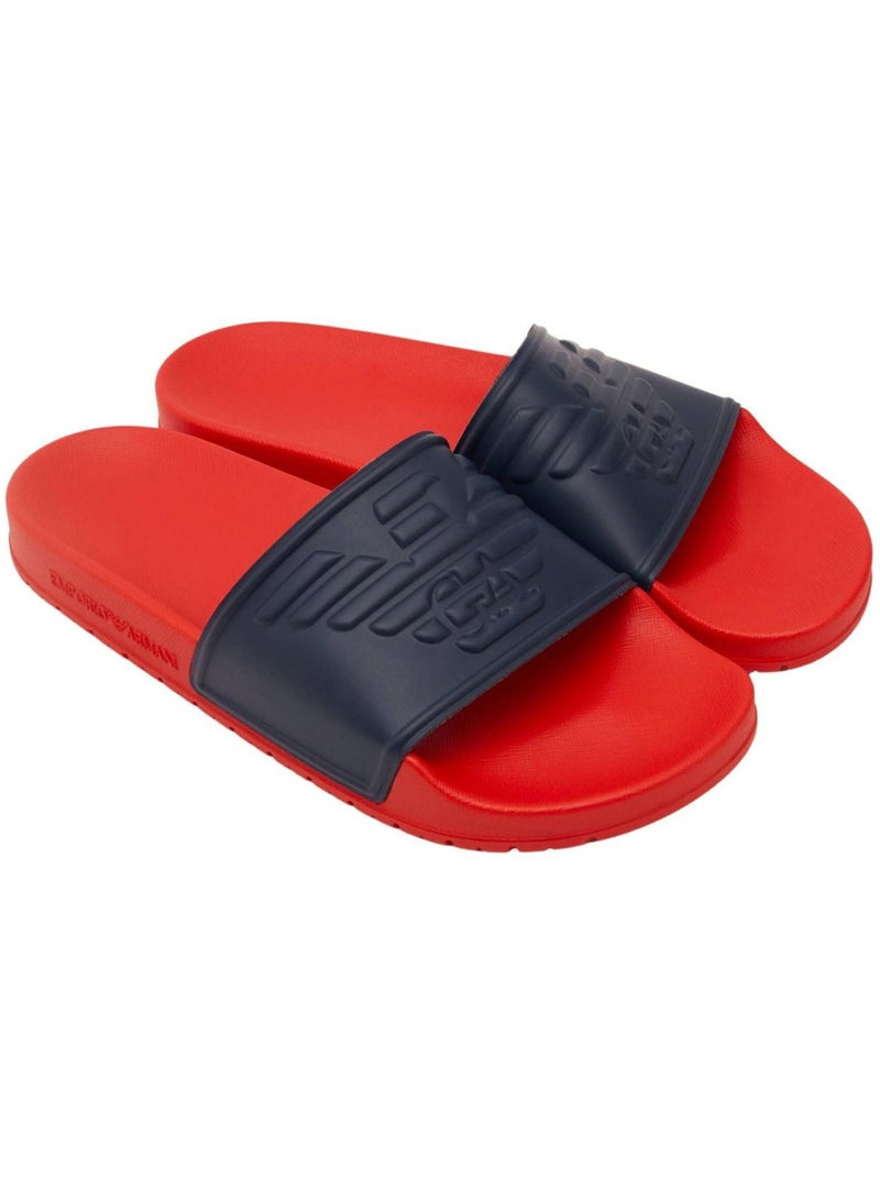 Claquettes - emporio armani Marine/Rouge - Kiabi