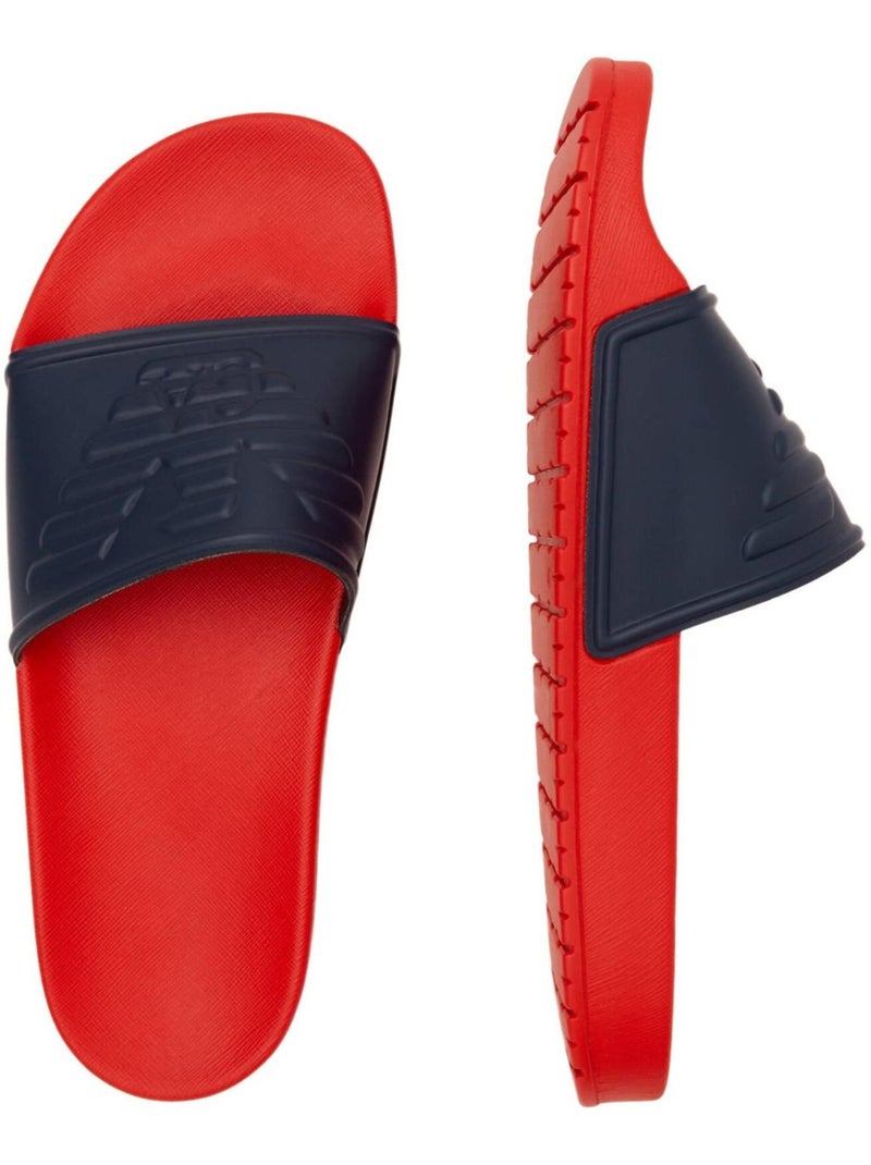 Claquettes - emporio armani Marine/Rouge - Kiabi