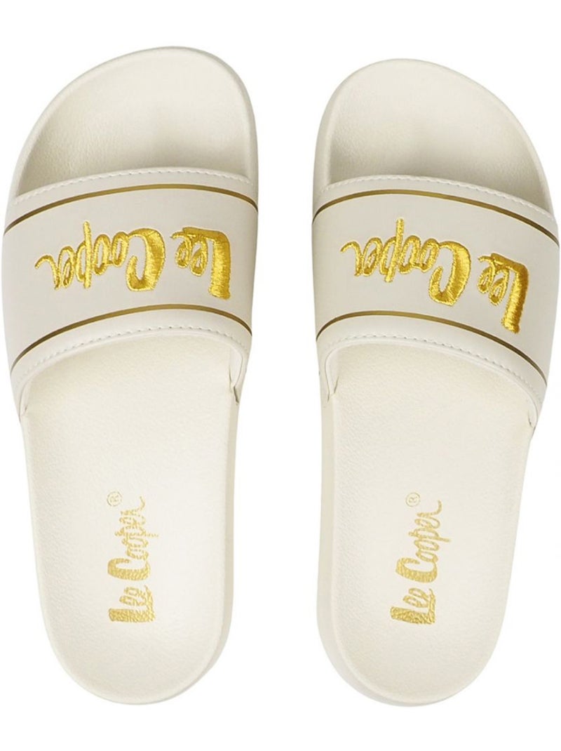 Claquettes - lee cooper Crème - Kiabi