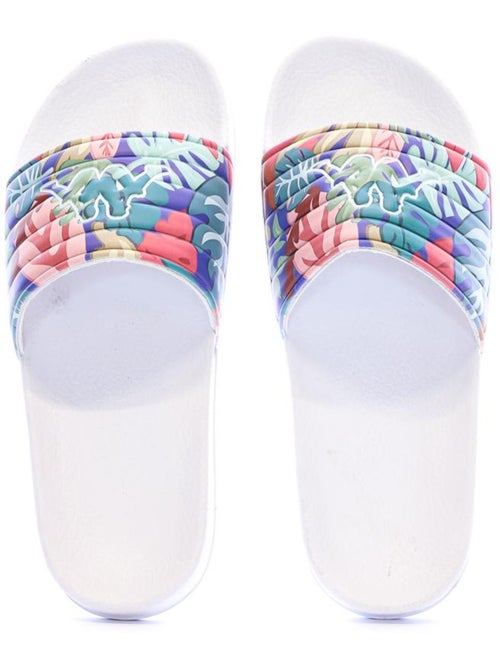 Claquettes à fleurs femme kappa logo - Kiabi Claquettes à fleurs femme kappa logo - Kiabi
