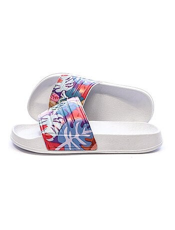 Claquettes à fleurs Fille Kappa Logo
