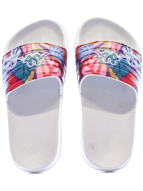 Claquettes à fleurs Fille Kappa Logo - Kiabi