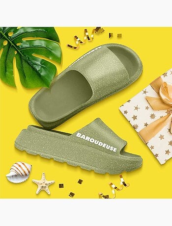 Claquettes à Paillettes - Baroudeuse