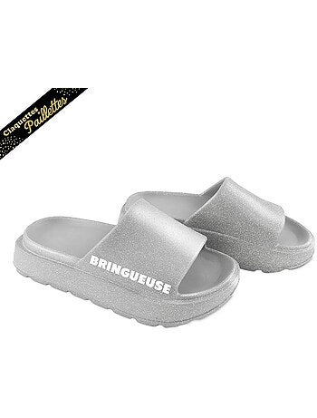 Claquettes à Paillettes - Bringueuse