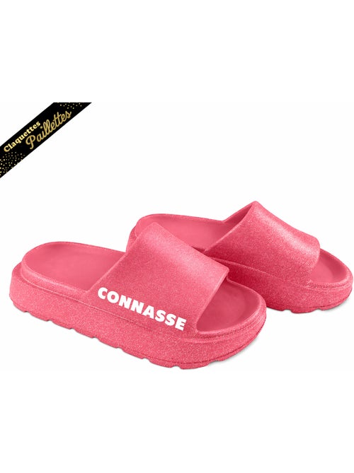 Claquettes à Paillettes - Connasse - Kiabi